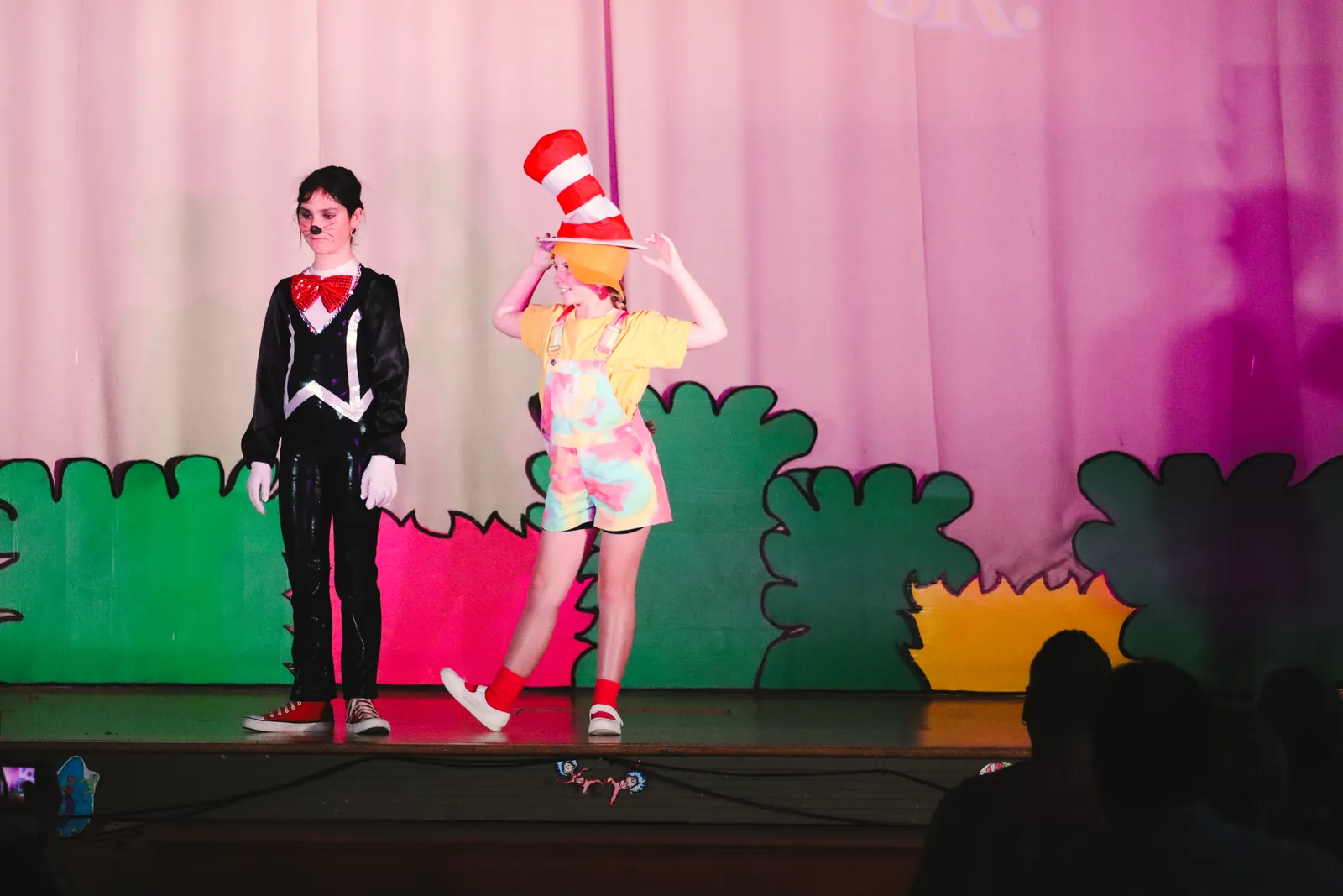 CBY Academy students performing together on stage